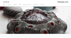 Desktop Screenshot of mokeleart.com