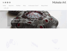 Tablet Screenshot of mokeleart.com